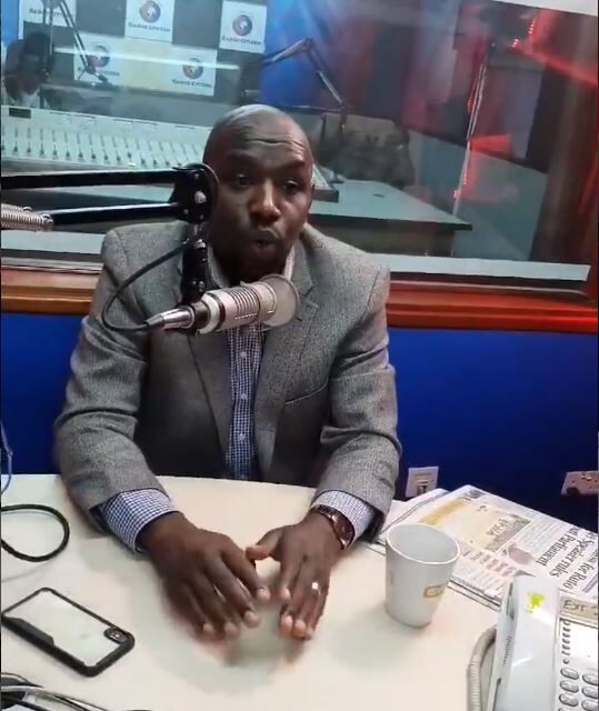 Elgeyo Marakwet Senator Kipchumba Murkomen appearing during an interview on Radio Citizen