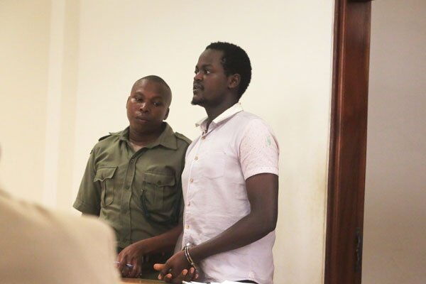 Mr Abdala Mustafa during sentencing at Kisumu Law Courts on Tuesday Novemberr 26