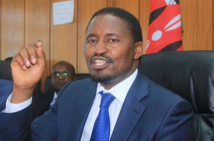 Outgoing Agriculture CS Mwangi Kiunjuri (pictured) who was replaced by Peter Munya.