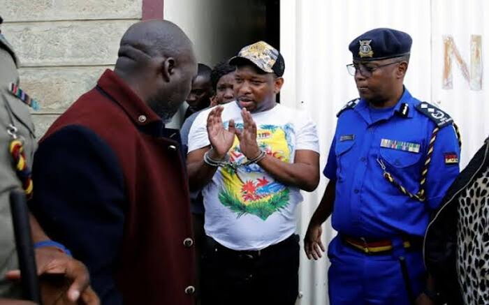 Nairobi Governor Mike Sonko after being arrested on December 6, 2019.