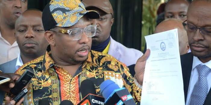 Nairobi Governor Mike Sonko leaves EACC headquarters in Nairobi on September 3, 2019, after being questioned over garbage collection tenders