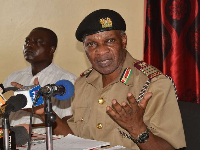 Tough-talking Nelson Marwa when he was the Security coordinator for the Coast region. The high court found him guilty of defamation against the Mombasa County Assembly Speaker and ordered that the government pays his Ksh6 million in damages.
