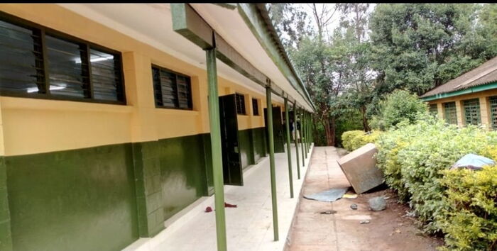 A section of Ngong Forest Primary School that was to recieve pupils from Precious Talent school. It is one of the three schools CS George Magoha recommended for the transfer.