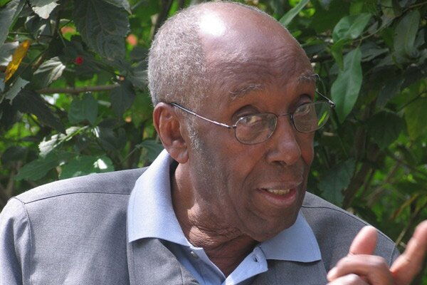 Dr Njoroge Mungai at his home in Kikuyu, Kiambu, in 2008