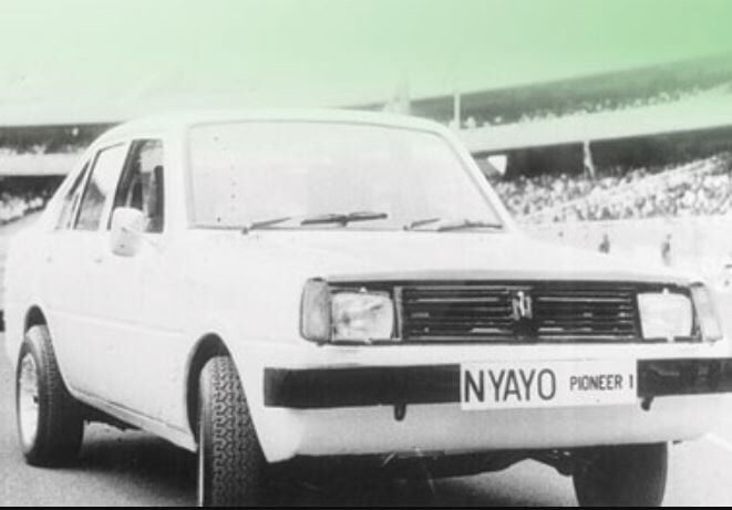 A past photo of a Nyayo Pioneer Vehicle