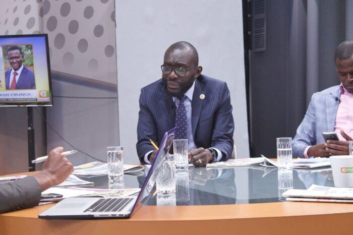 Thirdway Alliance Secretary General Fredrick Okango during an interview on Citizen TV