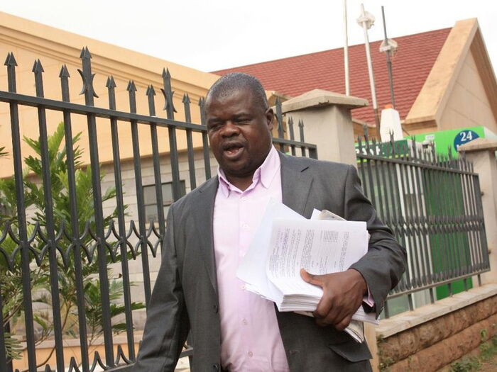 Activist Okiya Omtatah who made an application to block the approval of the incoming NLC board arguing that the process was irregular.