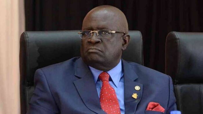 Education Cabinet Secretary George Magoha. On Wednesday, October 16 he faulted his officials for lying about the state of some schools in the country. Photo: Daily Natio.
