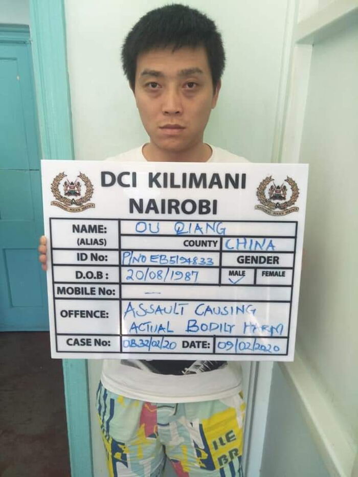 Ou Quiang was arrested at the restaurant on February 9, 2020.