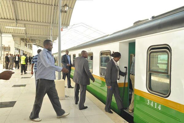 Image result for commuter train in kenya