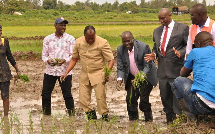 Image result for Ruto launch Lower Nzoia Irrigation project