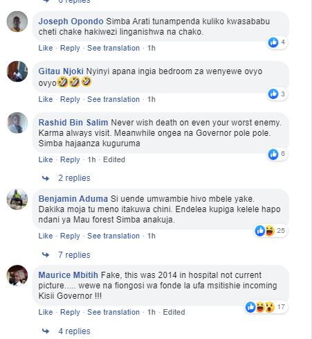 Reactions to Oscar Sudi's attack on Simba Arati on Saturday, November 9, 2019