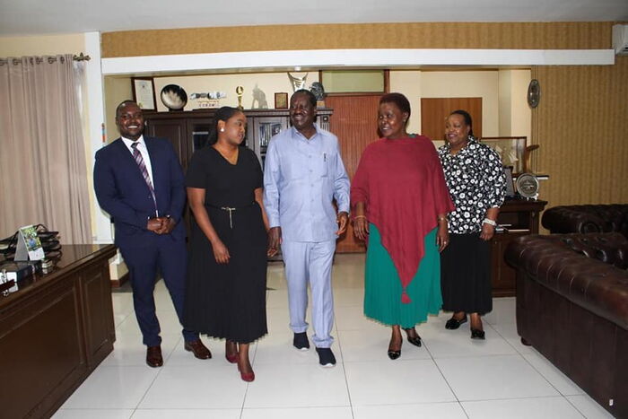 And The Visits Continues,Now Raila Meets Moi's Daughter
