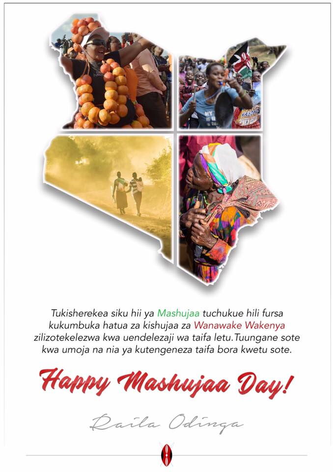 Raila Odinga Celebrates Women on Mashujaa Day Kenyans.co.ke