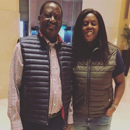 Image result for Winnie Odinga and Raila