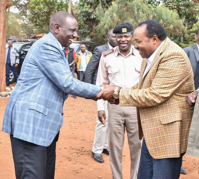 Image result for ruto and waititu