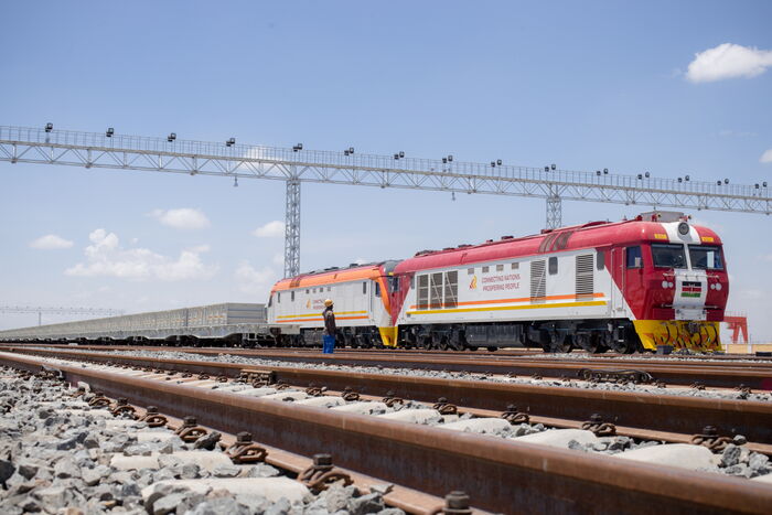 An SGR Train on the move.