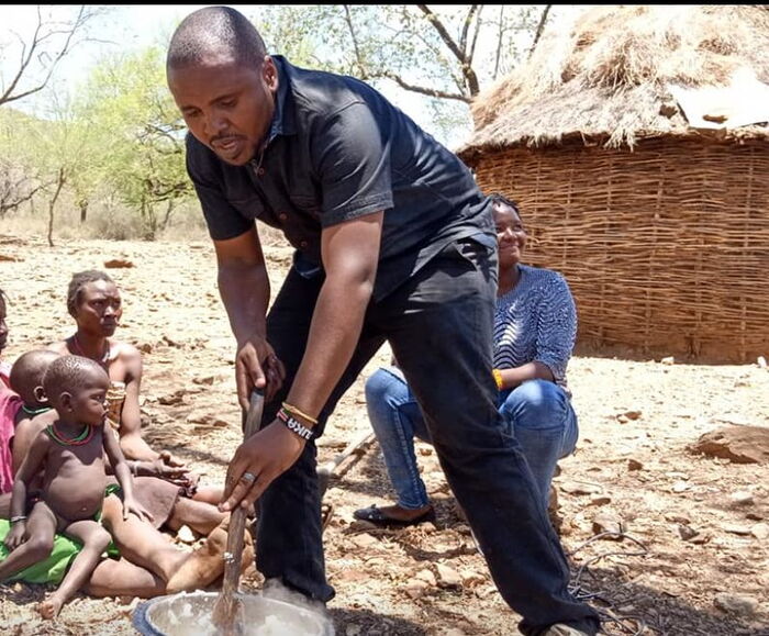 Image result for enock sikolia cooking for turkana family