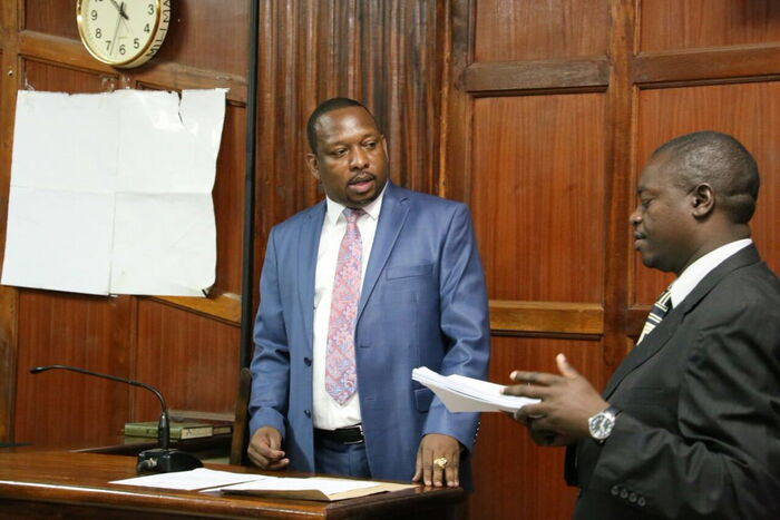Nairobi governor Mike Sonko at the Milimani Courts in September 2018