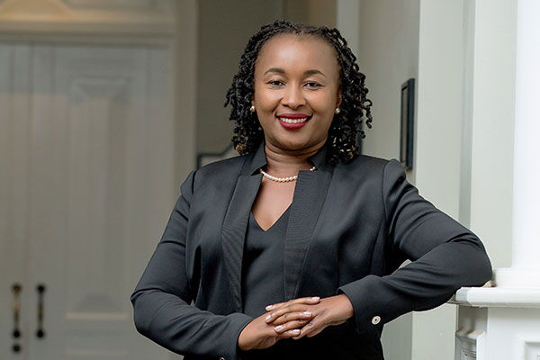 Safaricom's Chief Customer Officer Sylvia Mulinge.