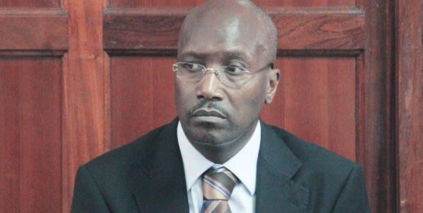 The late President Moi's son Philip Moi in court on April 19, 2012