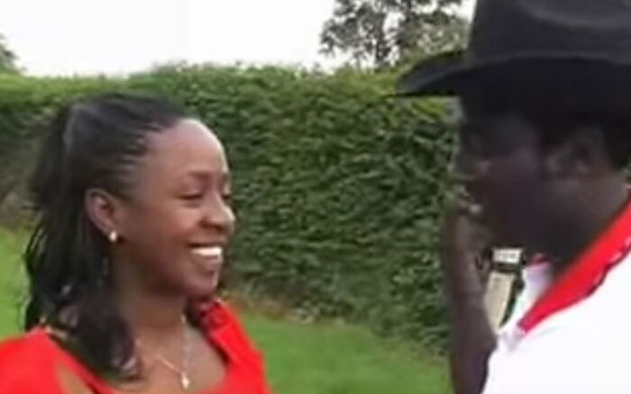 ​ A screen grab of the song Njata Yakwa featuring DeMathew and Sabina Chege ​