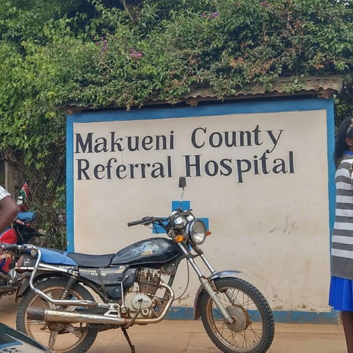 Makueni County Hospital where the Victims bodies were taken
