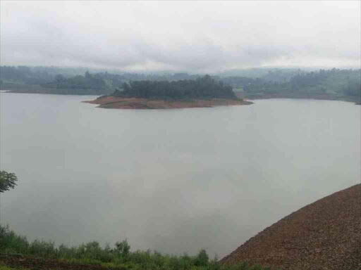 Ndakaini Dam in Murang'a county.