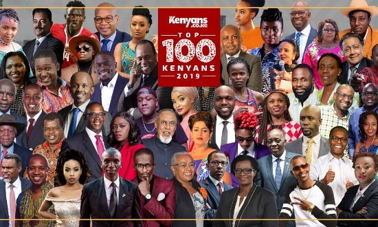 Individuals who were recognised by Kenyans.co.ke for their exemplary leadership and service