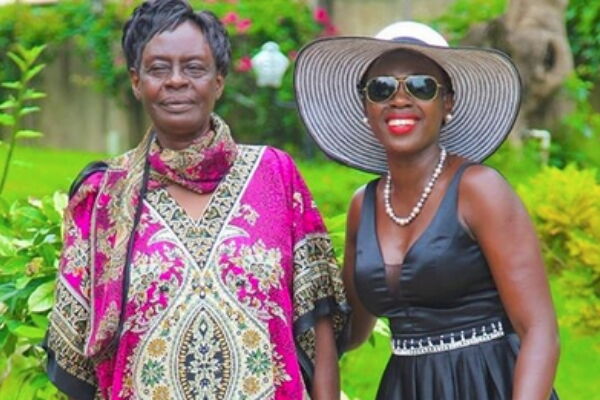 Akothee with her mother. On Thursday, November 7, the singer disclosed that her mother had landed a lucrative government job