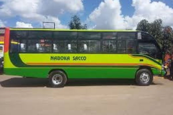 A bus from the NABOKA SACCO