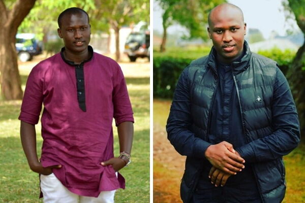Daniel Owira (Otonglo) poses for photos in 2019. He was adopted by Kenyatta in 2013
