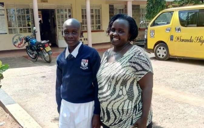 Idriss Saidi Lutta, when he joined Maranda High School in January 2020