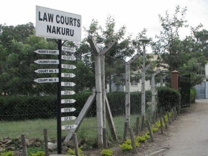 Nakuru Law courts. Wanjira claimed on Tuesday, October 29 that the brothers-in-law had ganged up against her in the property case.
