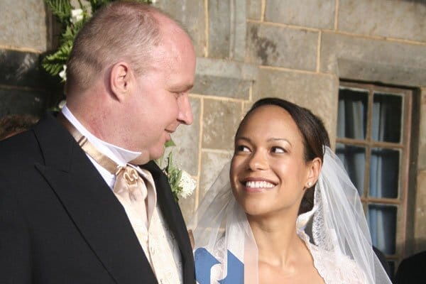 Wairimu Njonjo on their wedding day.