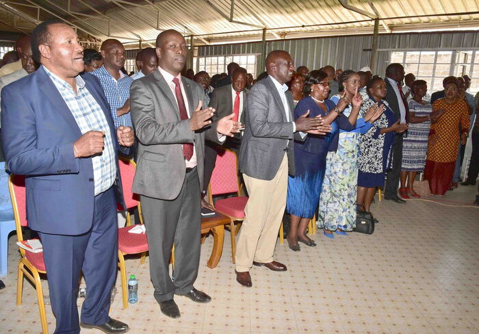 Image result for DP Ruto Speaking on Sunday during a church service in Naivasha