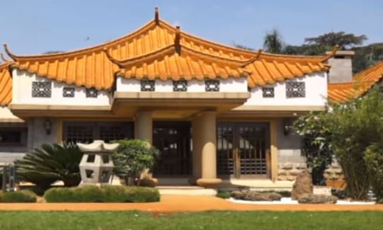 Wanjigi's Thai styled lounge as per a police raid in 2017