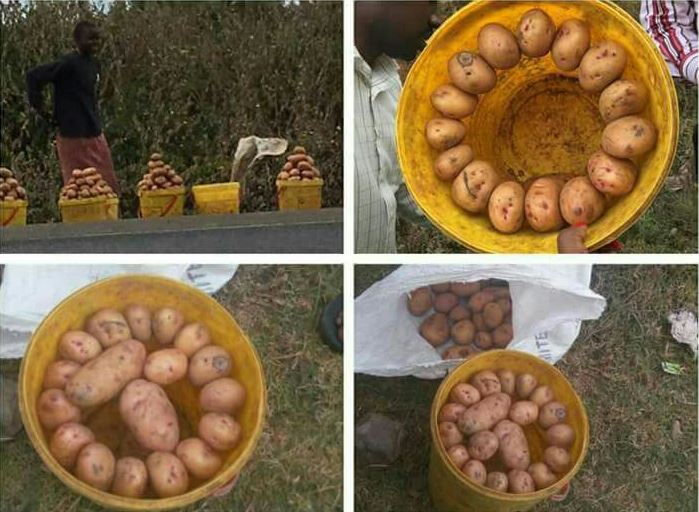 Watch How These Potato Sellers are Stealing from Kenyans Kenyans.co.ke
