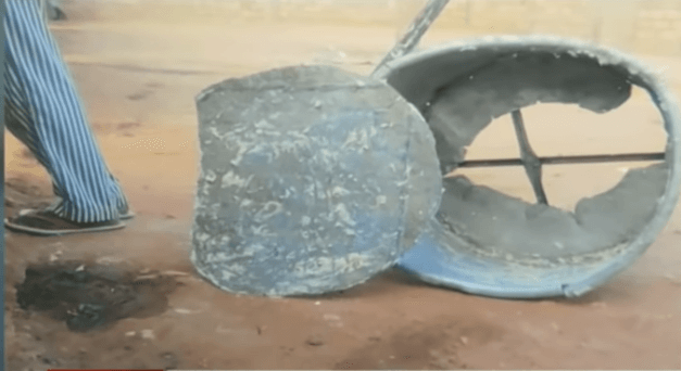 A dilapidated video of a sufuria in Manyani prison where Jowi Irungu was transferred to in December 2019