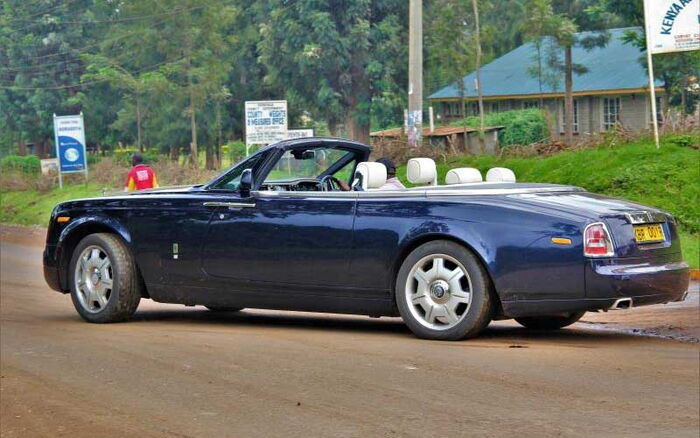 Andrew Ngirici's Rolls Royce Convertible