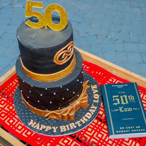 Standard Group Head of Radio Tom Japanni's cake during his 50th birthday on July 8, 2020