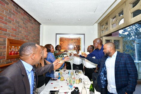 Donald B Kipkorir birthday party