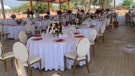 Wedding of Senator Samburu Steve Lelegwe in Kajiado County on November 21, 2020