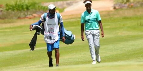 Njoroge Kibugu at the magical Kenya open