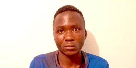 20-year-old Masten Milimu Wanjala who was arrested by DCI detectives on Wednesday, July 14, 2021.
