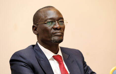 A photo of Turkana Governor Josphat Nanok at Movenpick during the Council of Governors meeting in Nairobi.