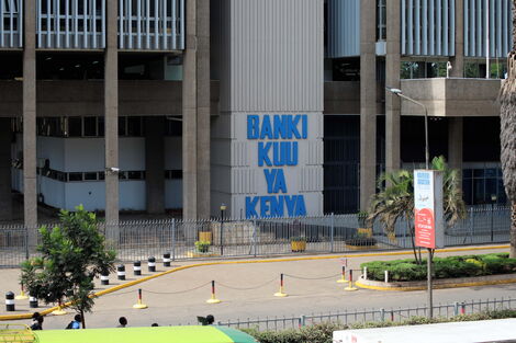 Central Bank of Kenya (CBK) building in Nairobi.