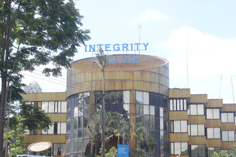 Offices of the Ethics and Anti-Corruption Commission (EACC) in the Integrity Center building in Nairobi.  Monday November 18, 2019.