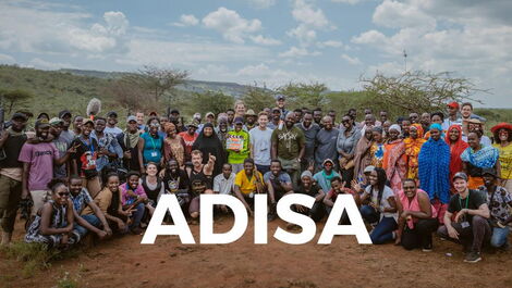 Undated Photo of Cast of Adisa Film in Kenya
