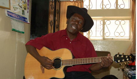 Musician Simon Kihara, popularly known as Musaimo Wa Njeri 